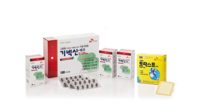 SK케미칼 기넥신에프연질캡슐120㎎·트라스트패취 30매