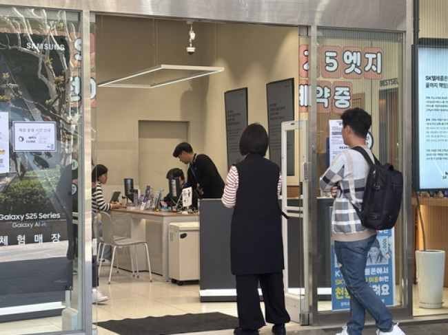 유심 교체 현장