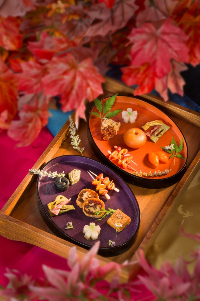 경복궁 생과방 상차림 예시 