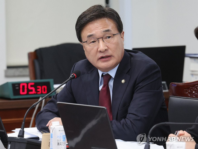 질의하는 김대식 국민의힘 의원